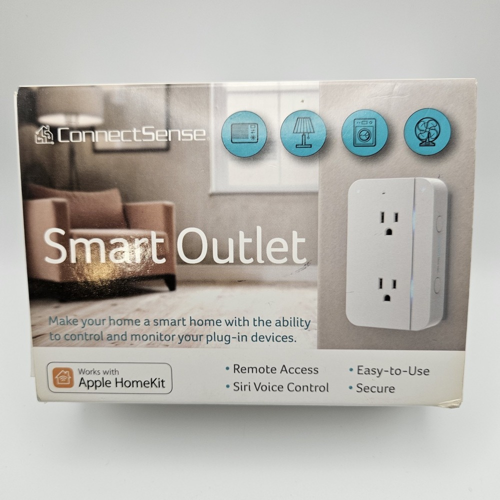 ConnectSense Smart Outlet Designed To Control & Monitor Plug-in Devices At Home